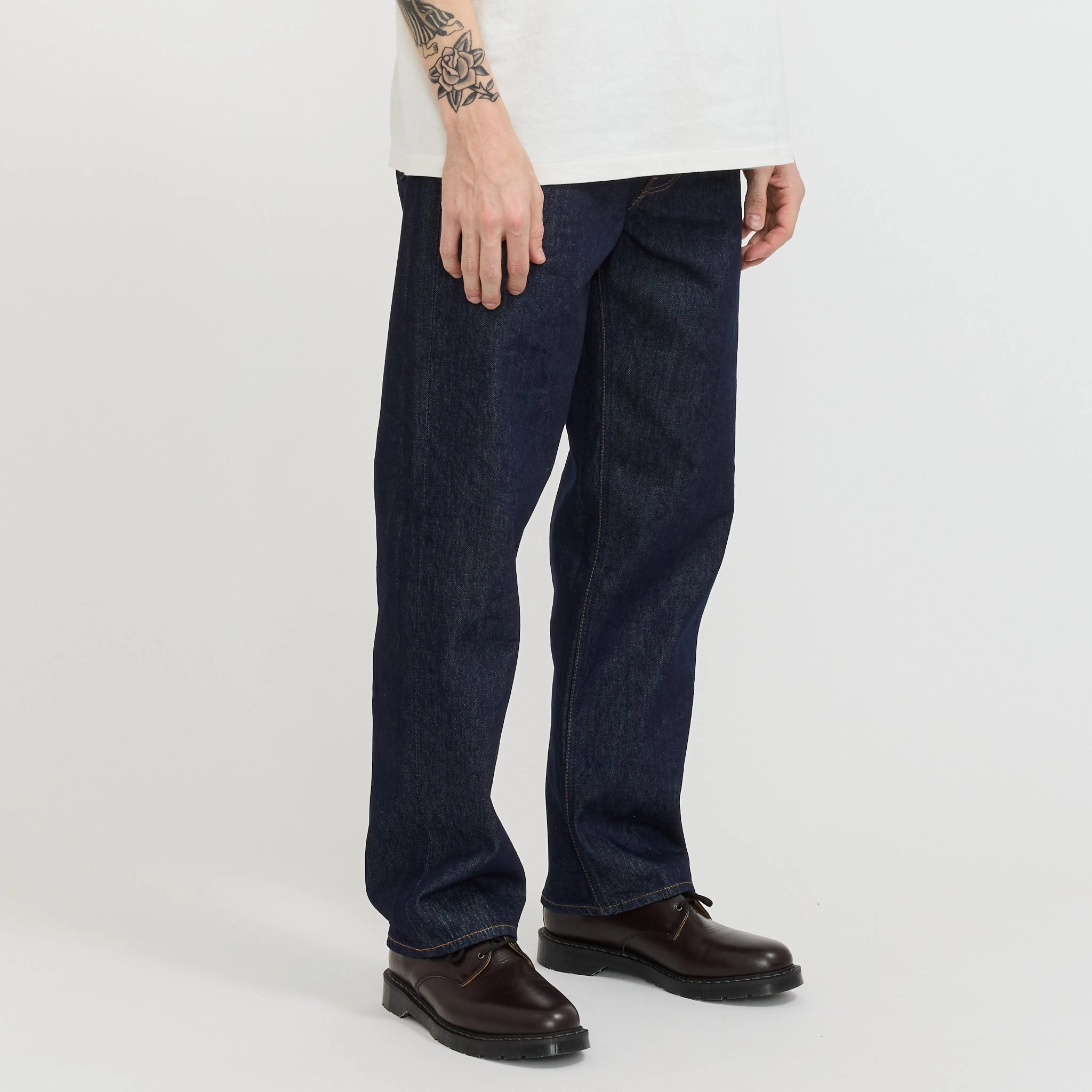 101 Dad's Fit Denim Pants One Wash Easy Option Suitable Outfit