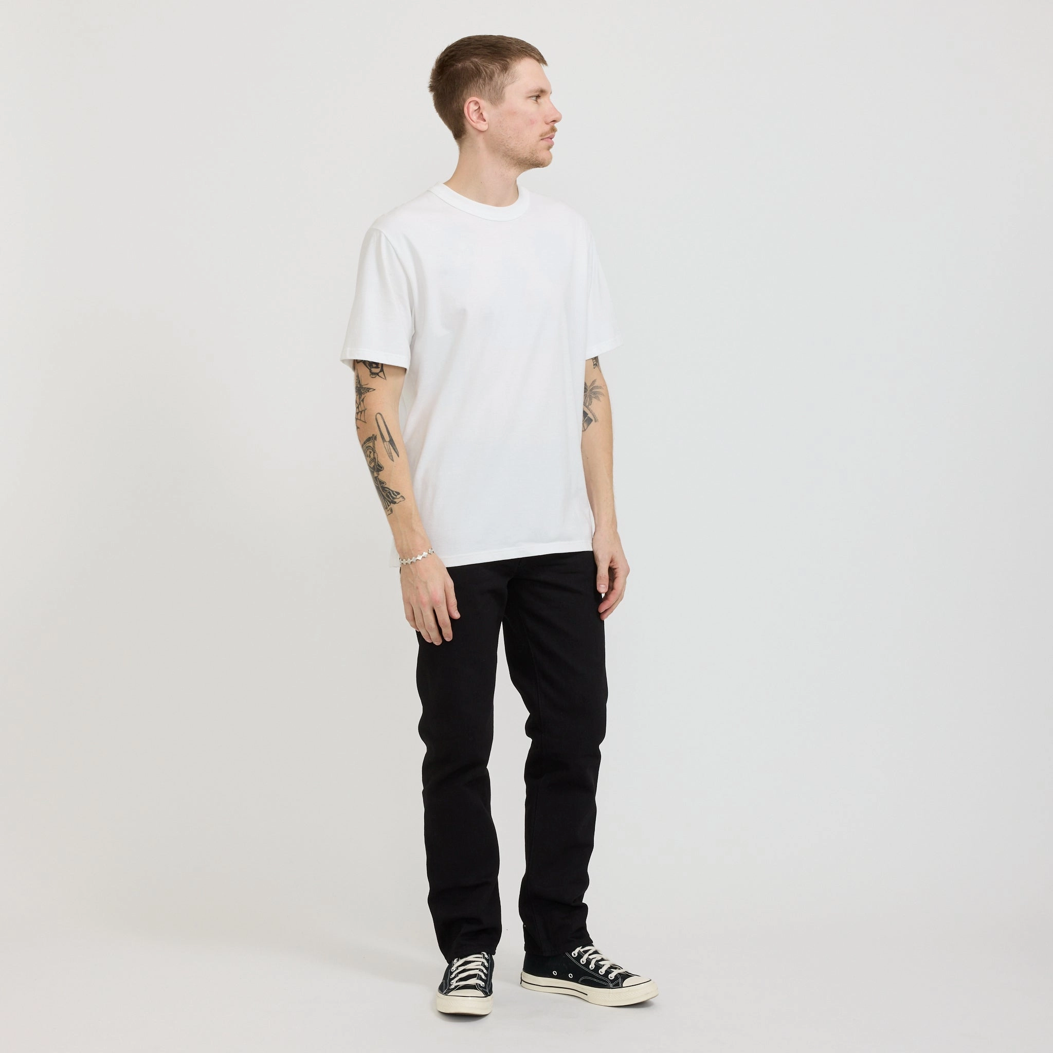 Morning Stroll Professional Wear Brunch Outfit 107 Ivy Fit Black Denim