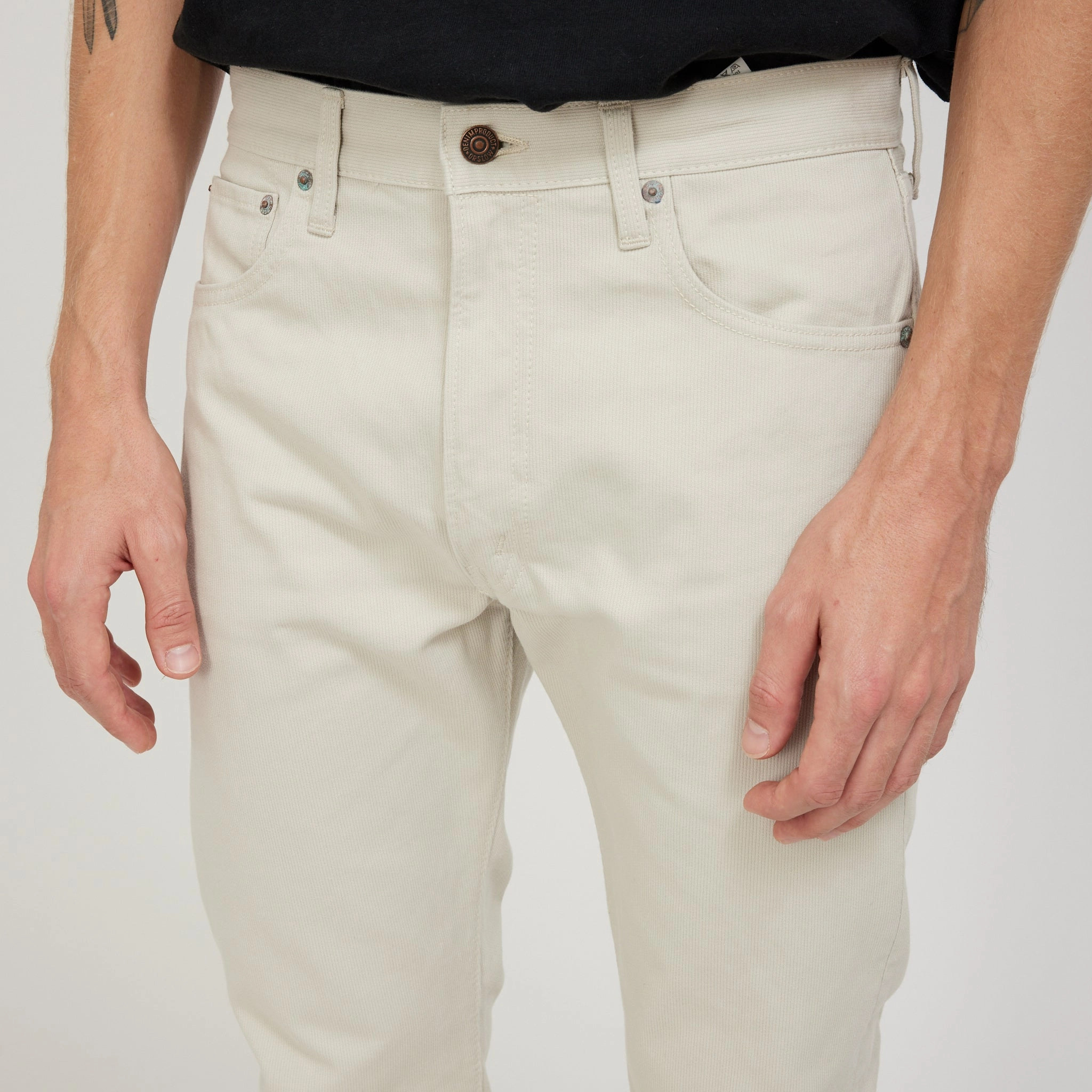 Casual Solution 107 Ivy Fit Cotton Pique Pants Ivory