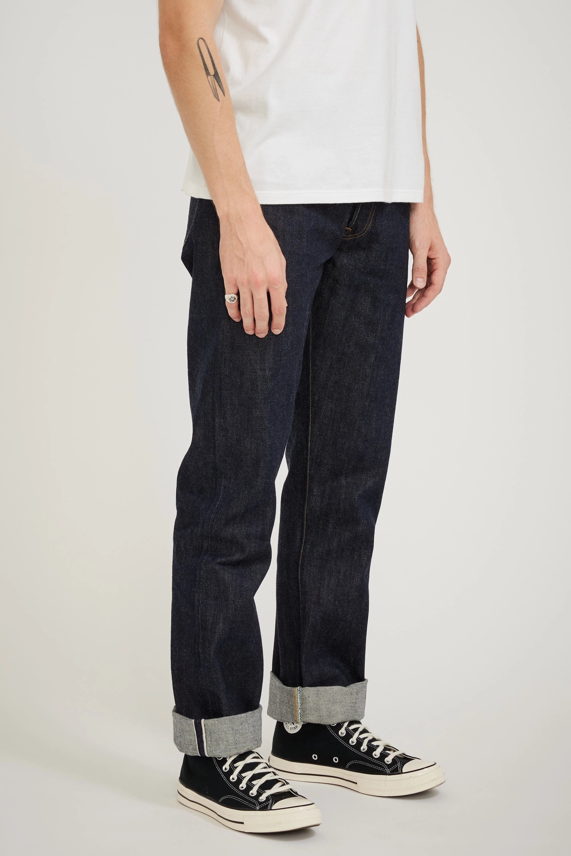 1966 Model 14oz Denim One Wash Sustainable Evening Stroll Casual