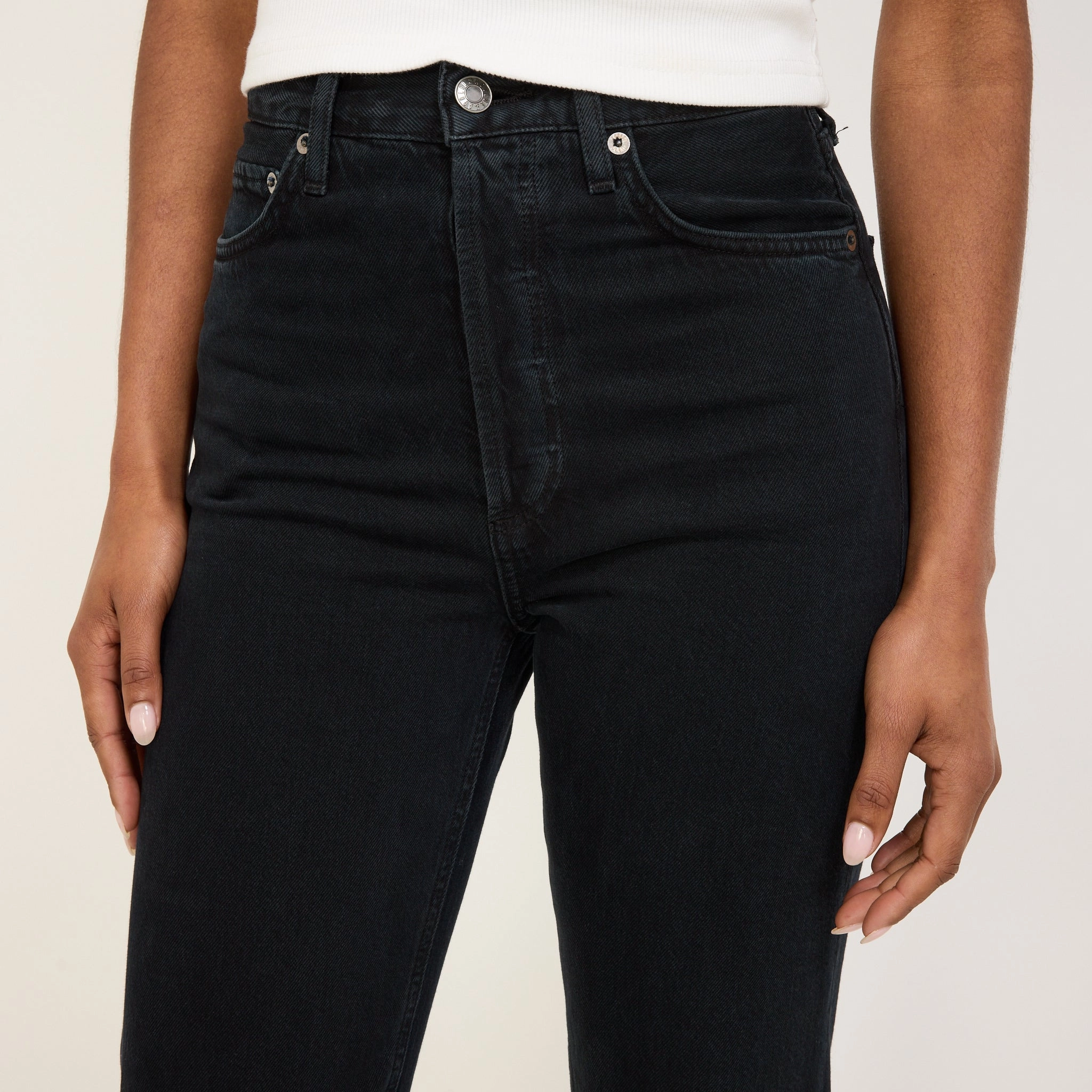 90's Pinch Waist High Rise Straight Crushed Long Affordable Beach Day