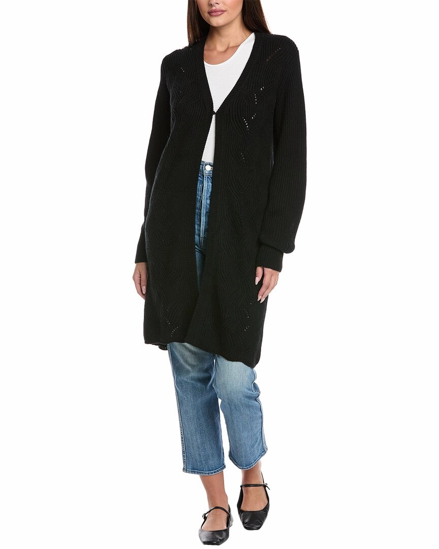 All-Season Wear &Isla Cosi Plaited Wool & Cashmere-Blend Long Cardigan