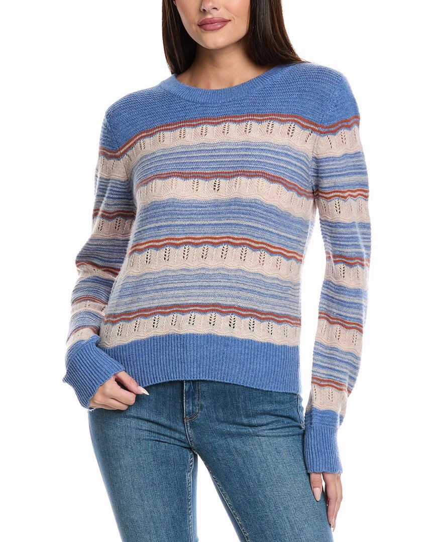 Cozy and trendy Warm Look &Isla Kerri Lace Stitch Wool & Cashmere-Blend Sweater