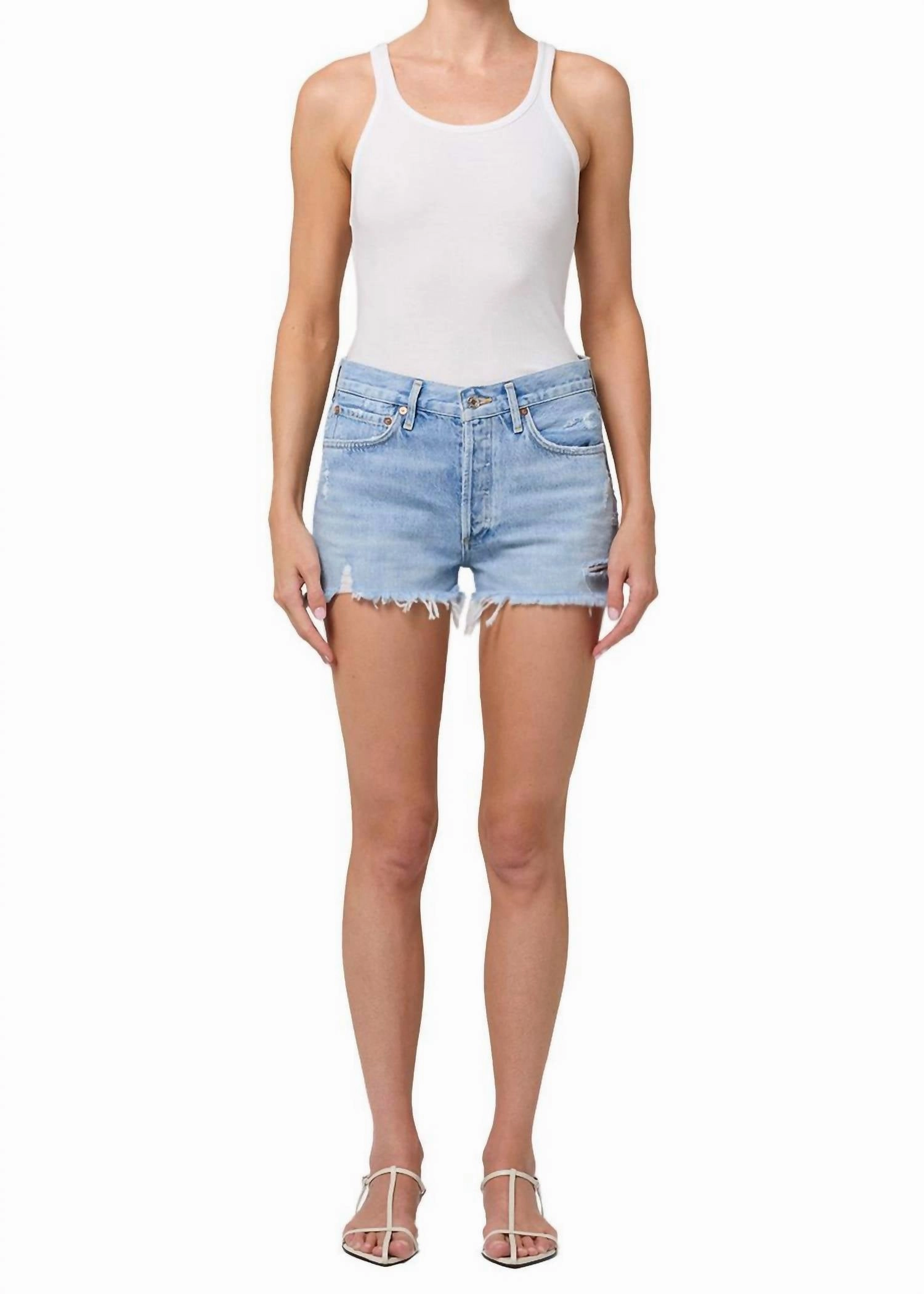 Parker High-Rise Short In Swapmeet DoubleStitchedSeams Anti Snag Fabric