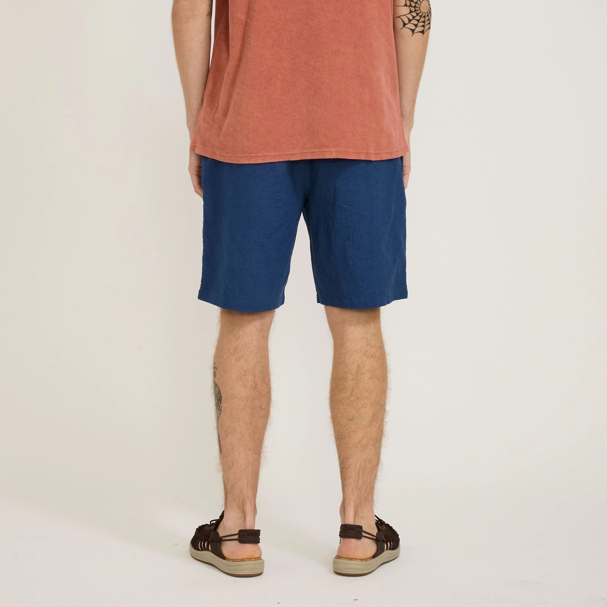 Fun Patterns Tear Resistant Fabric Assembly Short Blue Crinkle