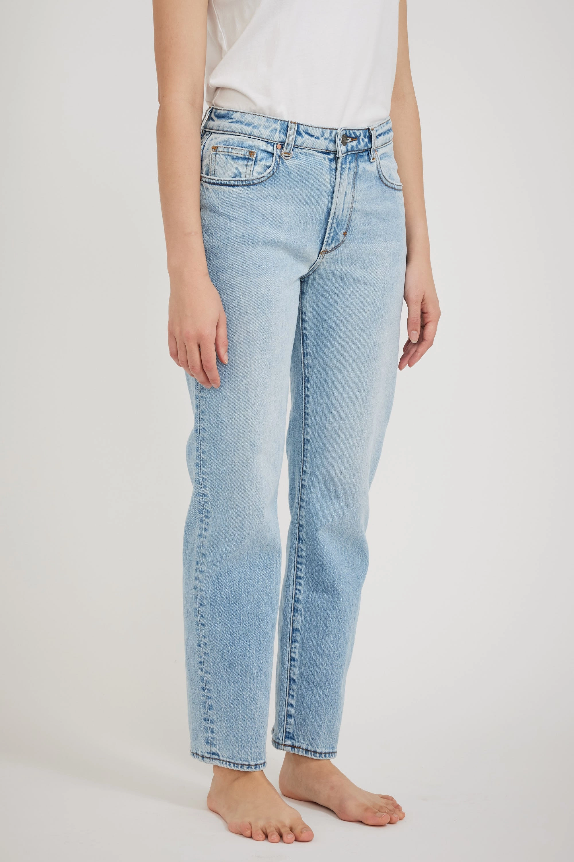 Mica Straight Pasadena Softened Fabric Morning Stroll Outdoor Adventure Date Night