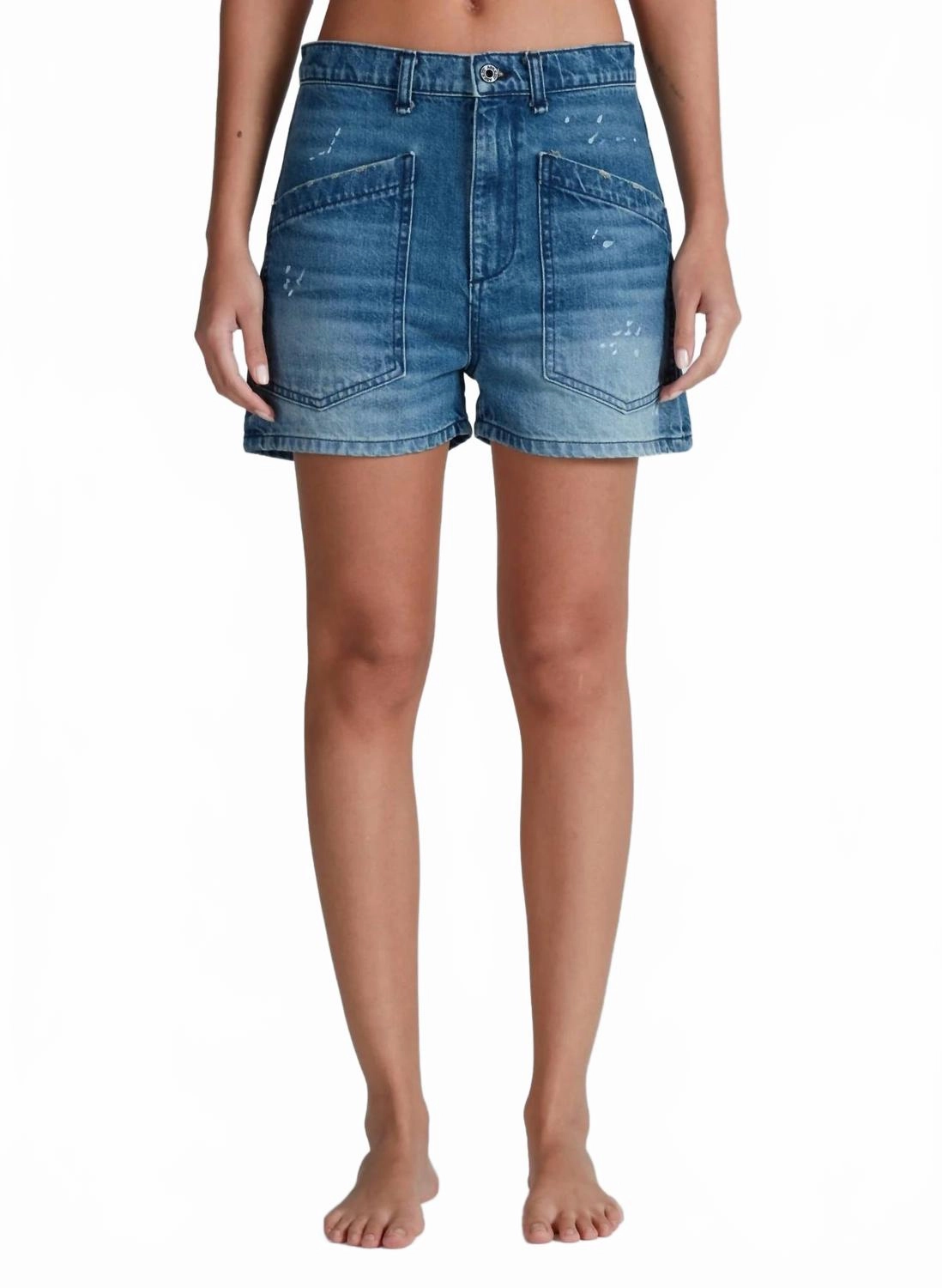 Secure Zipper Closure Virginia High-Rise Short In Mulholland