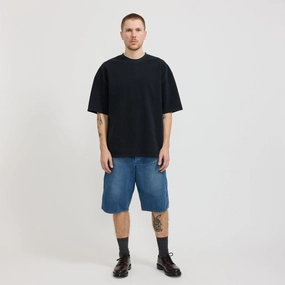 Wide Fit 40's Painter Shorts Denim Used Sport Ready Double Layered Construction