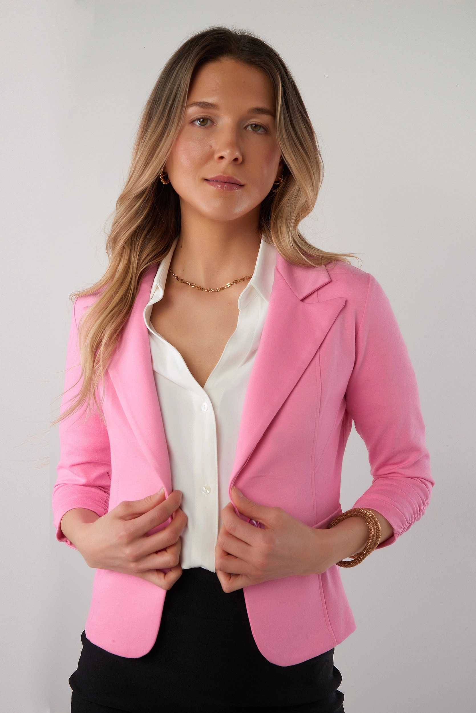 Mid Length Design Veston ?? manches trois-quarts - PENNY-R - (R-C6)