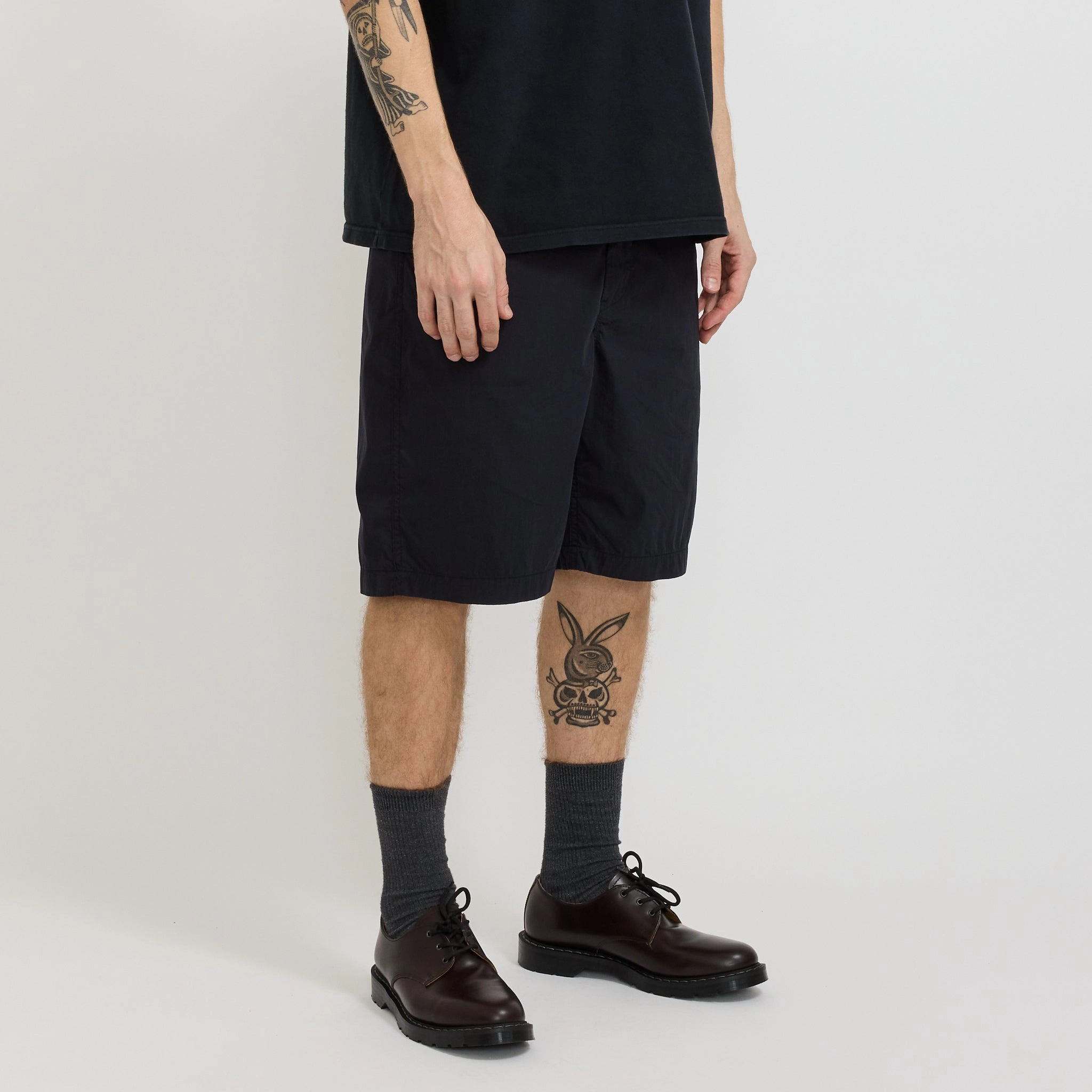 Ultra Soft Touch Sleek Cut Wide Fit New Yorker Shorts Black