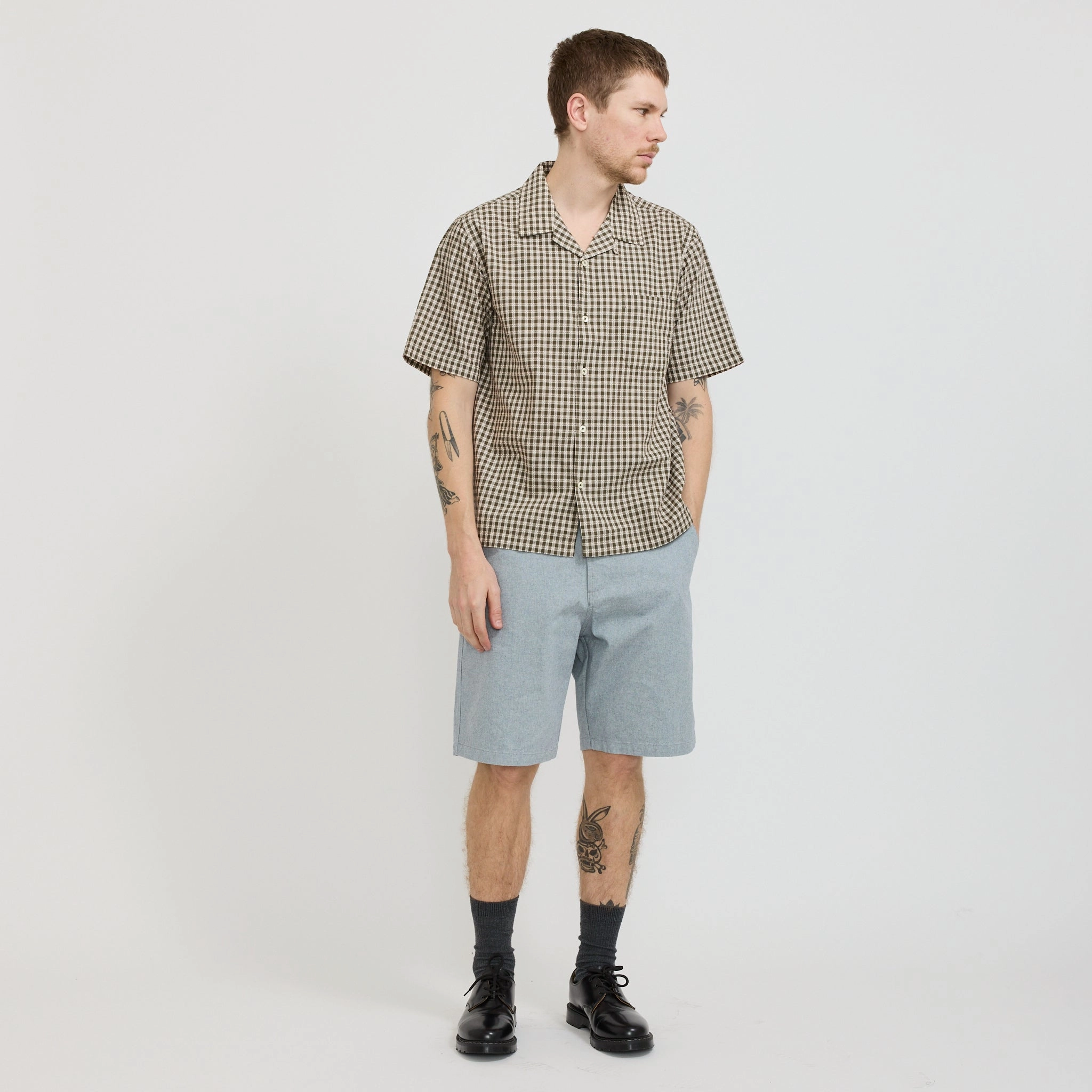 Alva Short Reworked Jean Cloth Indigo Quick Adjust Birthday gift