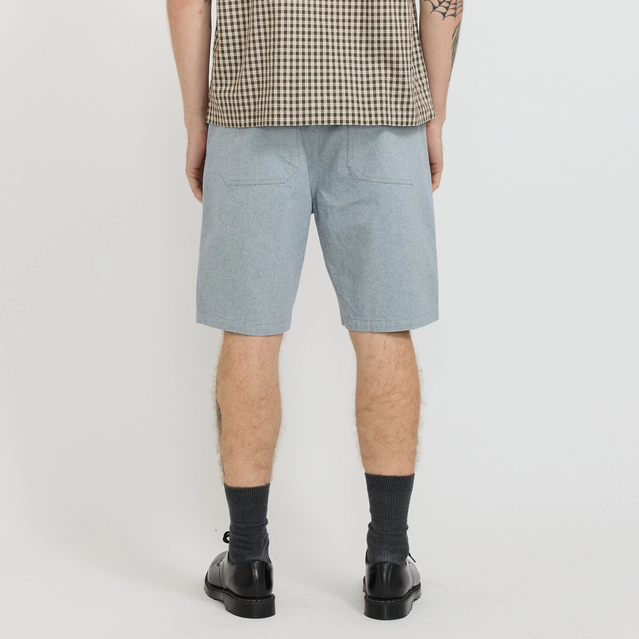 Alva Short Reworked Jean Cloth Indigo Outdoor Apparel Stretch Tech