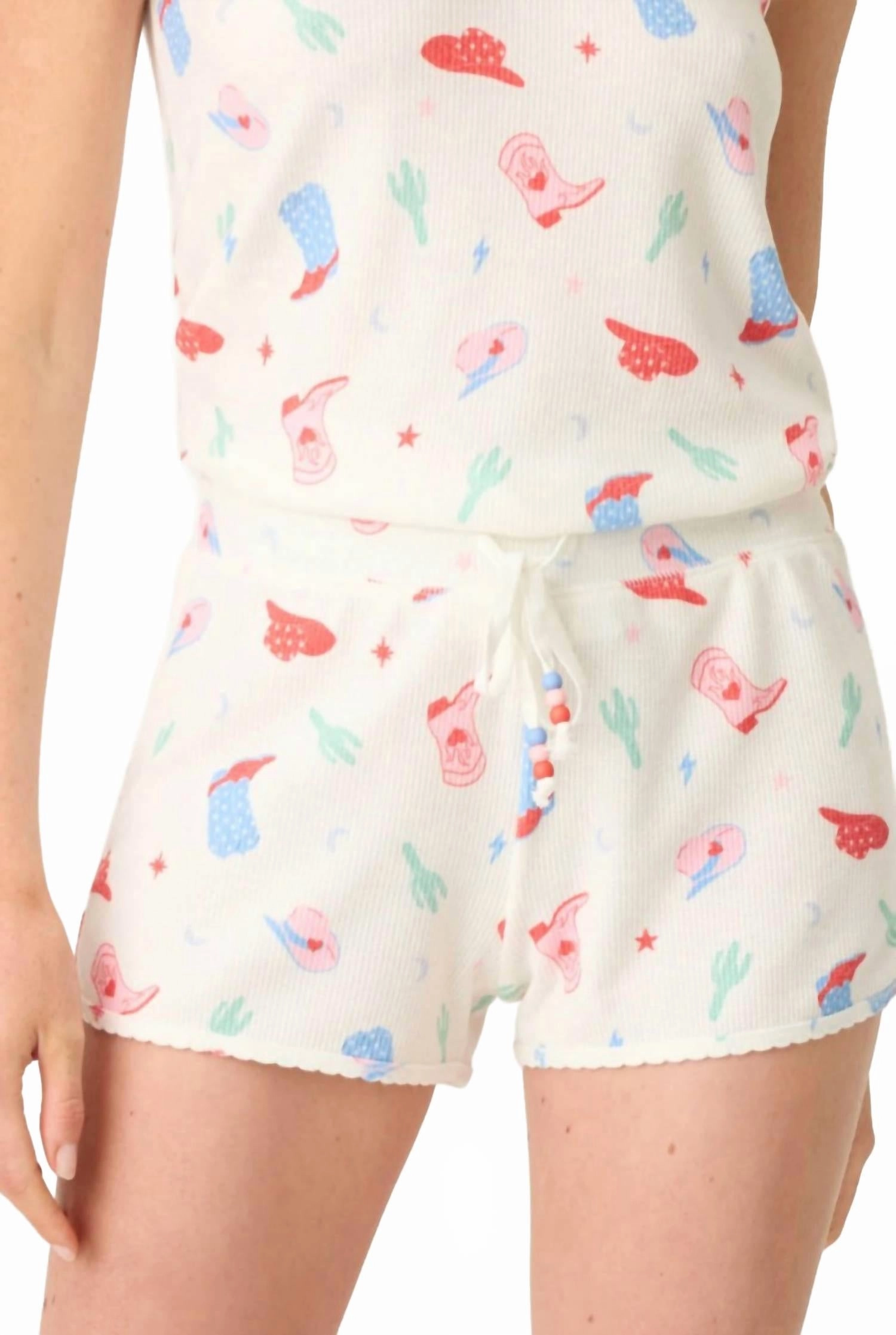 American Honey Shorts In Ivory Run Ready