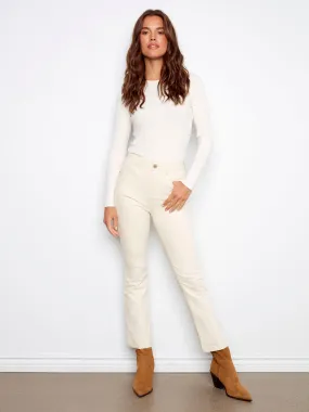 Street Comfort Performance Gear Bootcut Stretch Twill Pants - Natural