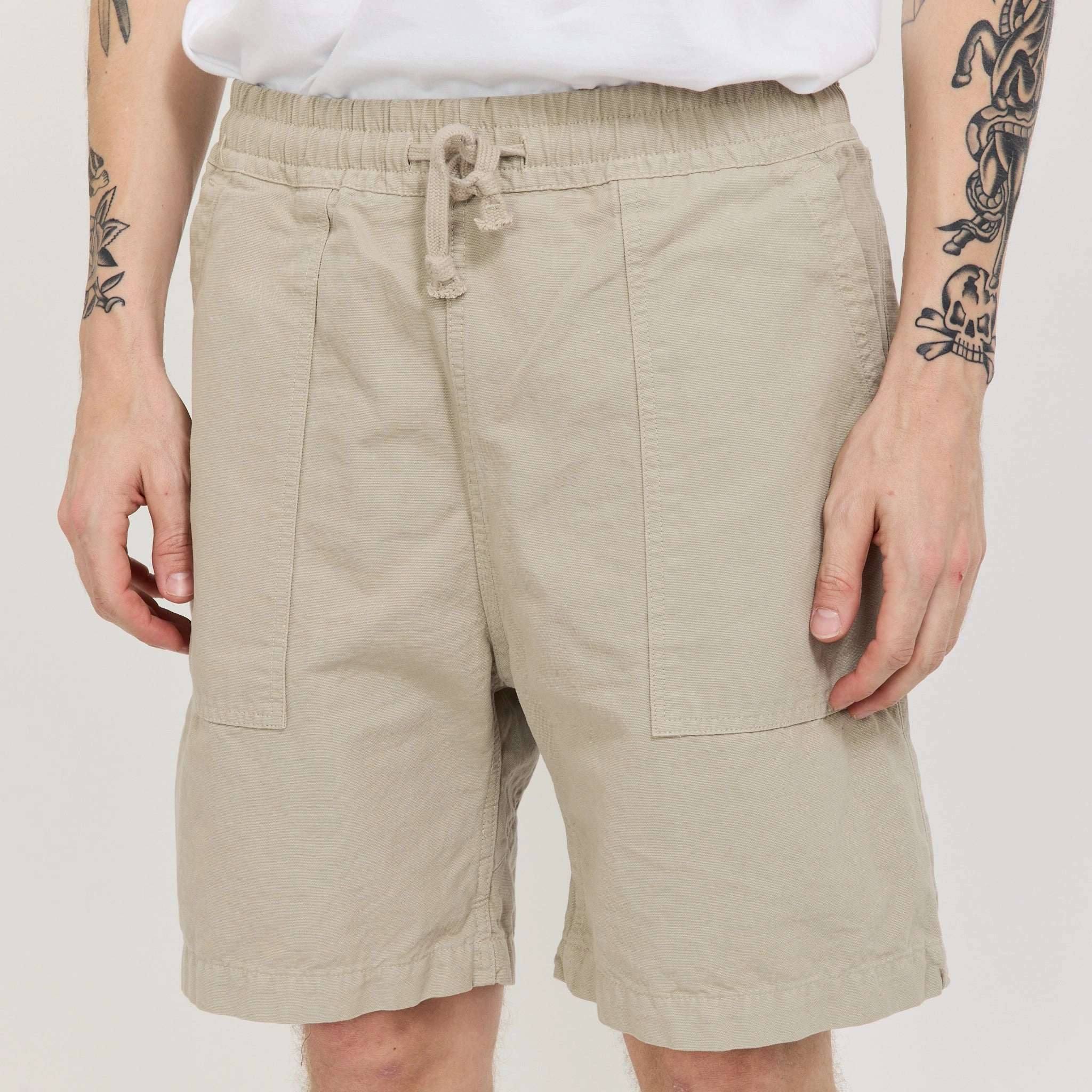 Canvas Chef Shorts Stone Lightweight Design