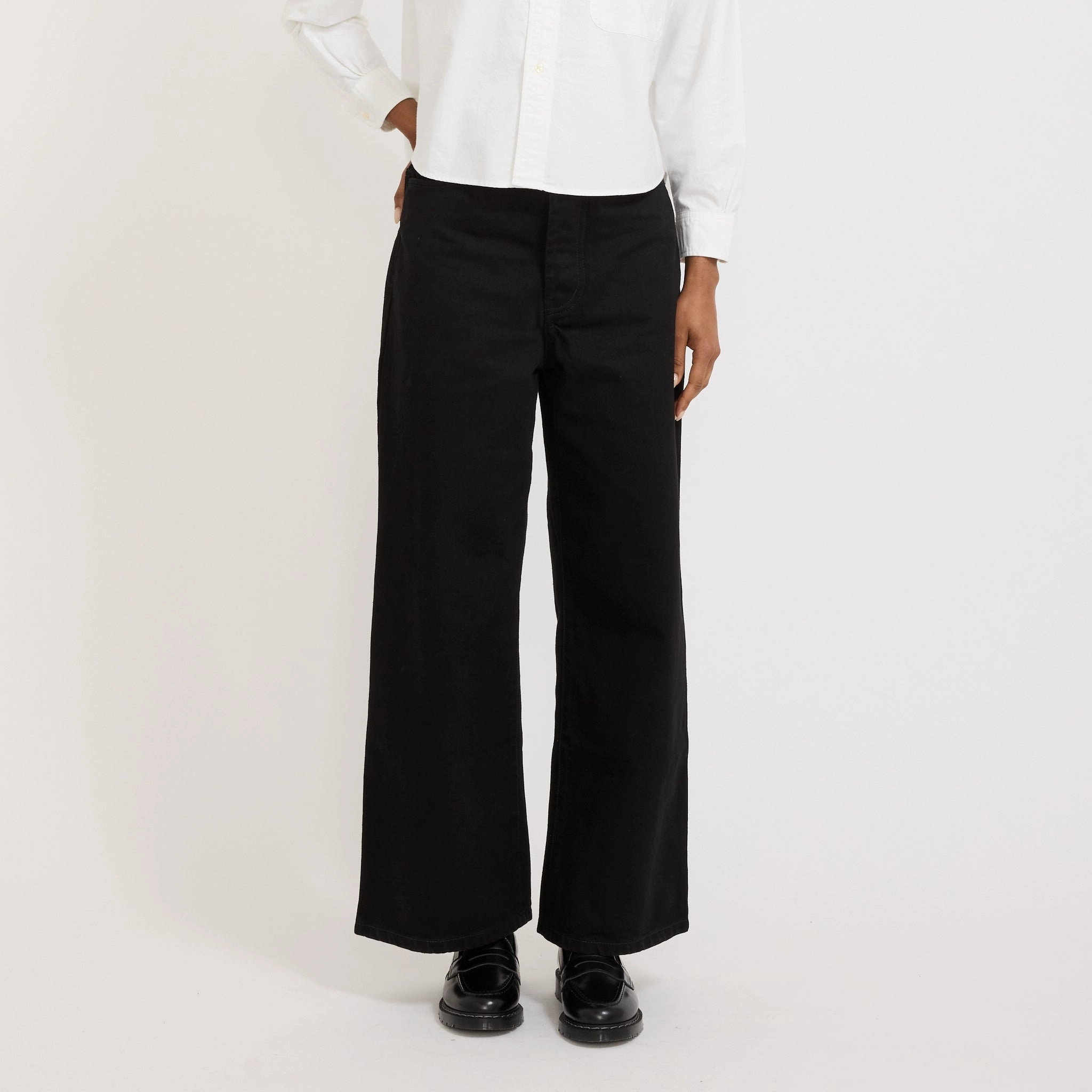 Minimal Edge Sailor Jeans Black Denim