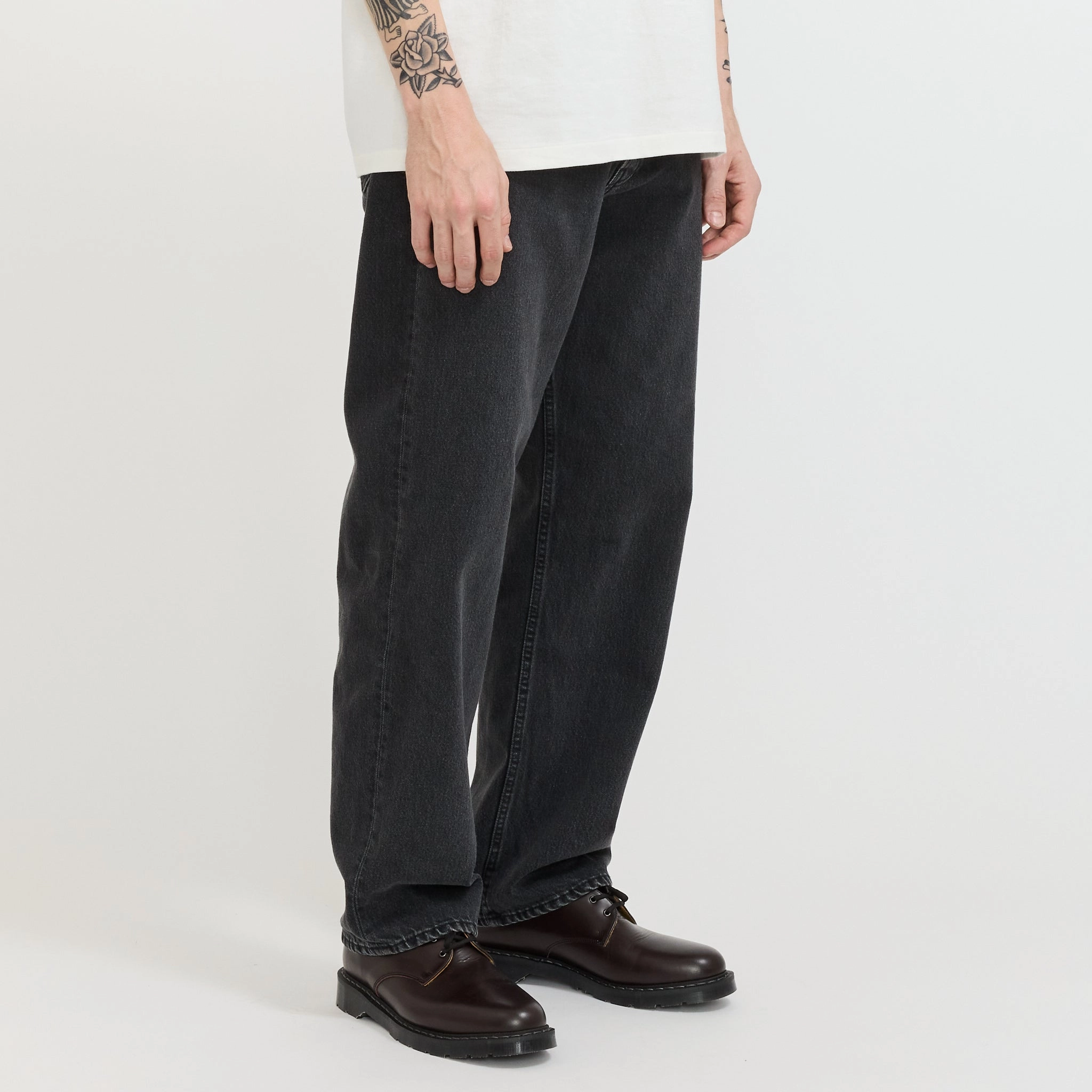 Cool Day Look 101 Dad's Fit Pants Black Denim Stone