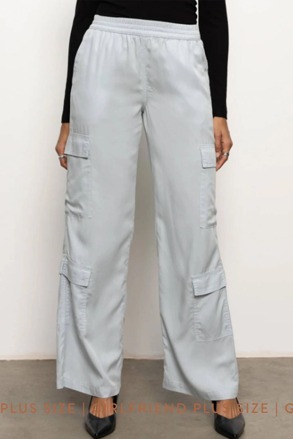 Down To Earth Soft Cargo In Pearl Blue On-the-Go Shorts