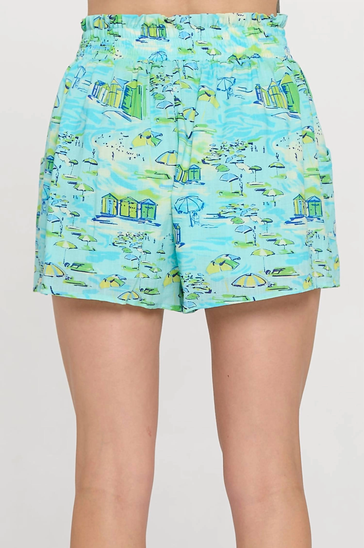 Linen shorts Azure Shoreline Shorts In Multi