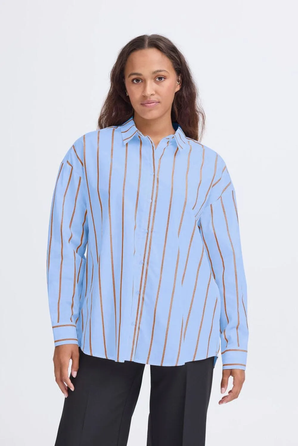 YONDER BLUE STRIPE BUTTON DOWN ButtonDownCollar WrinkleResistant
