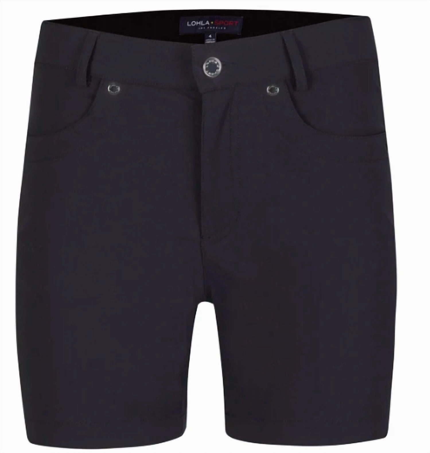 NonIrritatingTags Women's 5 Pocket Short In Navy