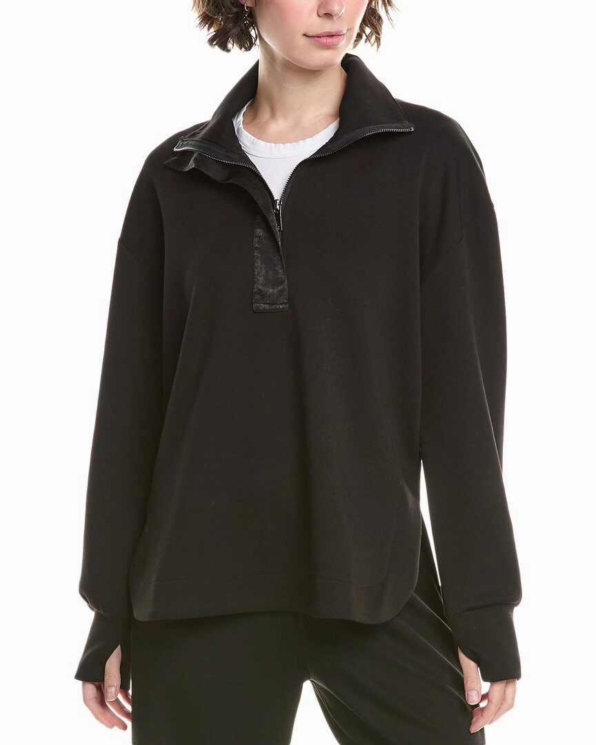 Moisture Wicking Technology Non Restrictive Cut ARIELLA Scuba 1/2-Zip Funnel Pullover