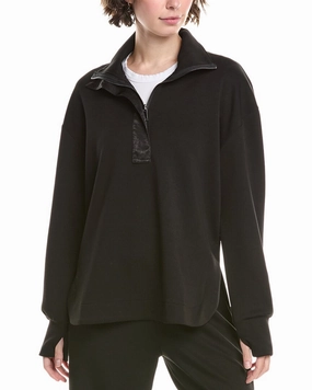 Moisture Wicking Technology Non Restrictive Cut ARIELLA Scuba 1/2-Zip Funnel Pullover
