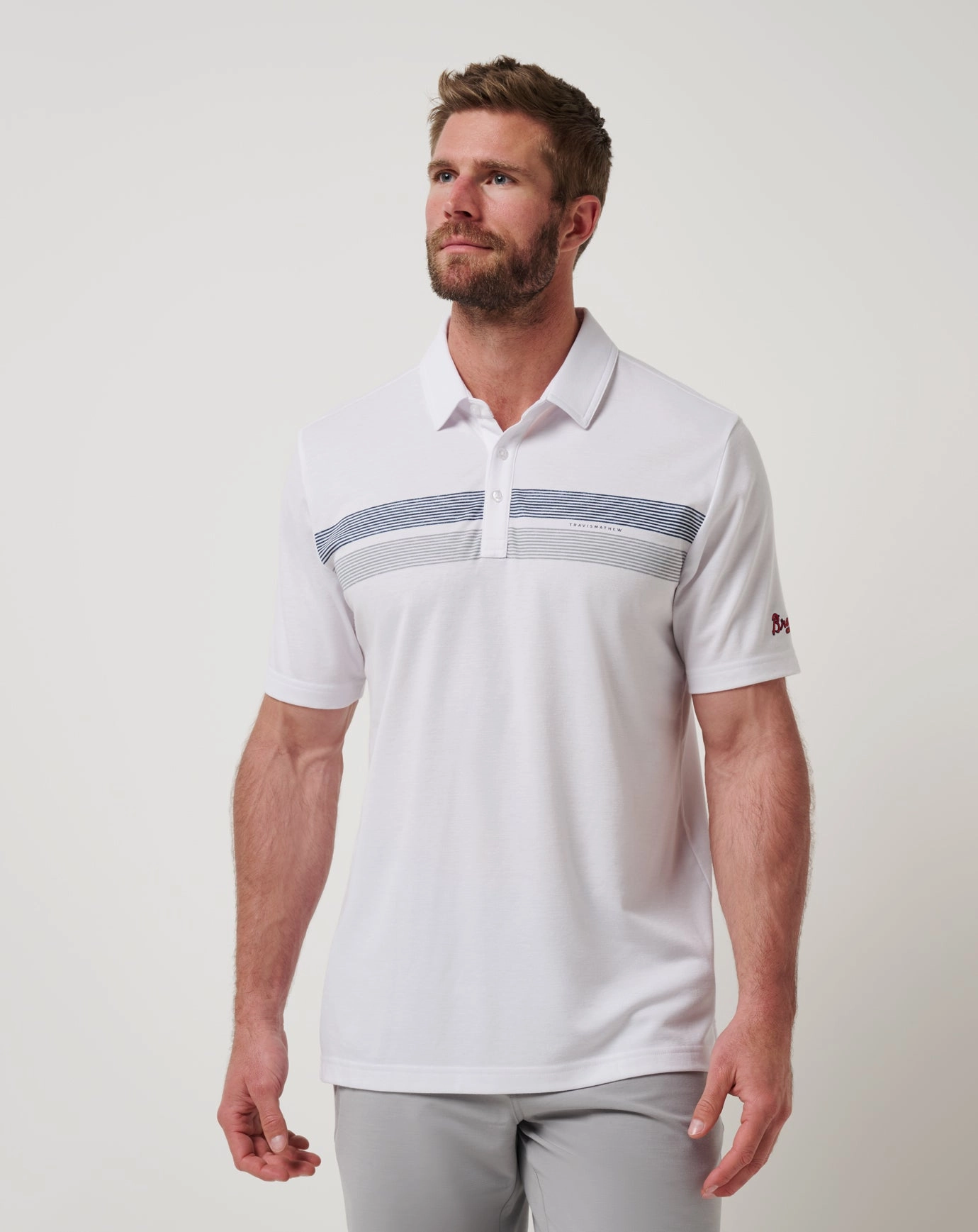 Workout Friendly Summer Fashion Atlanta Braves Top Recruit Polo