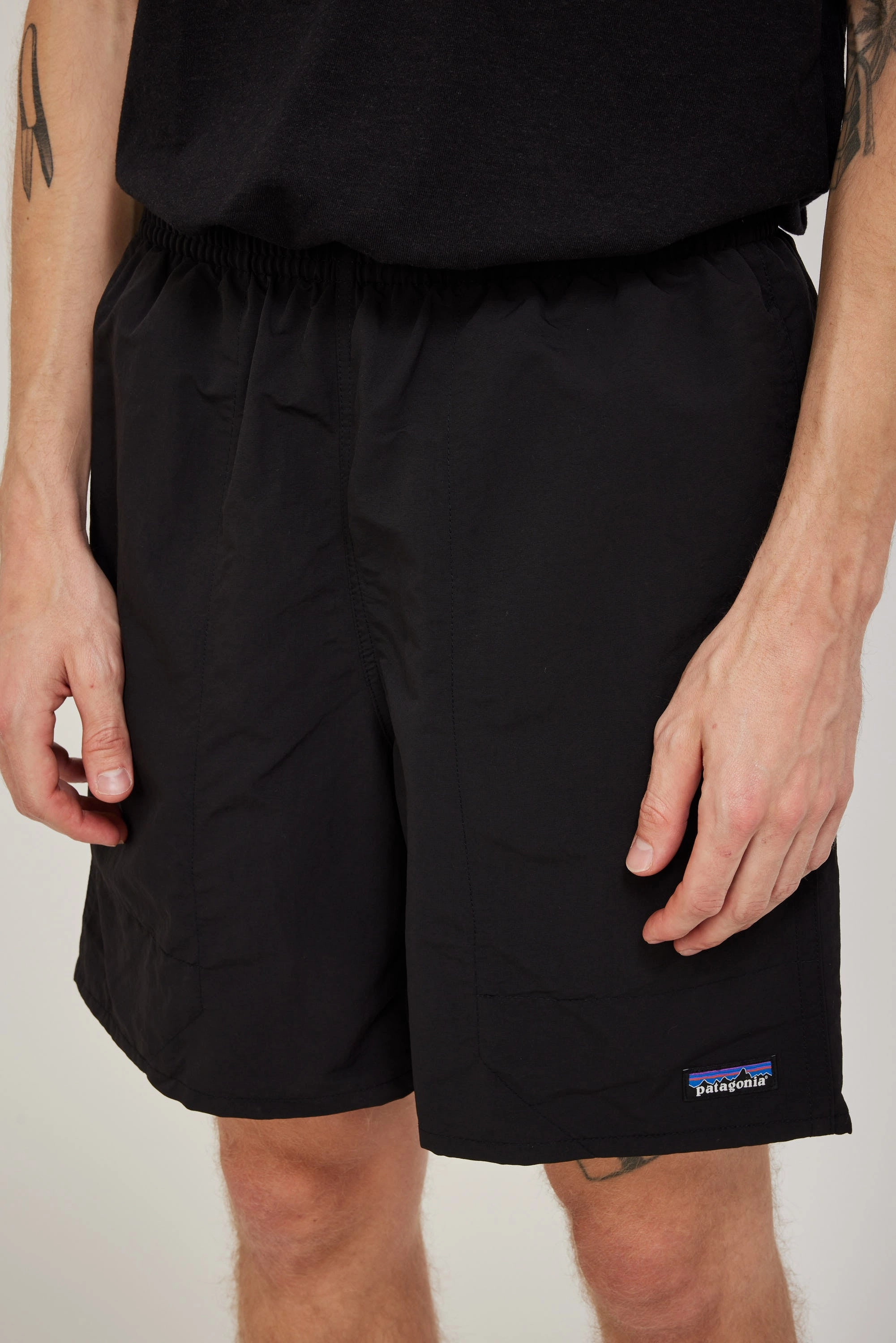 Baggies Longs 7 in. Black Breathable Motion Stylish Comfort