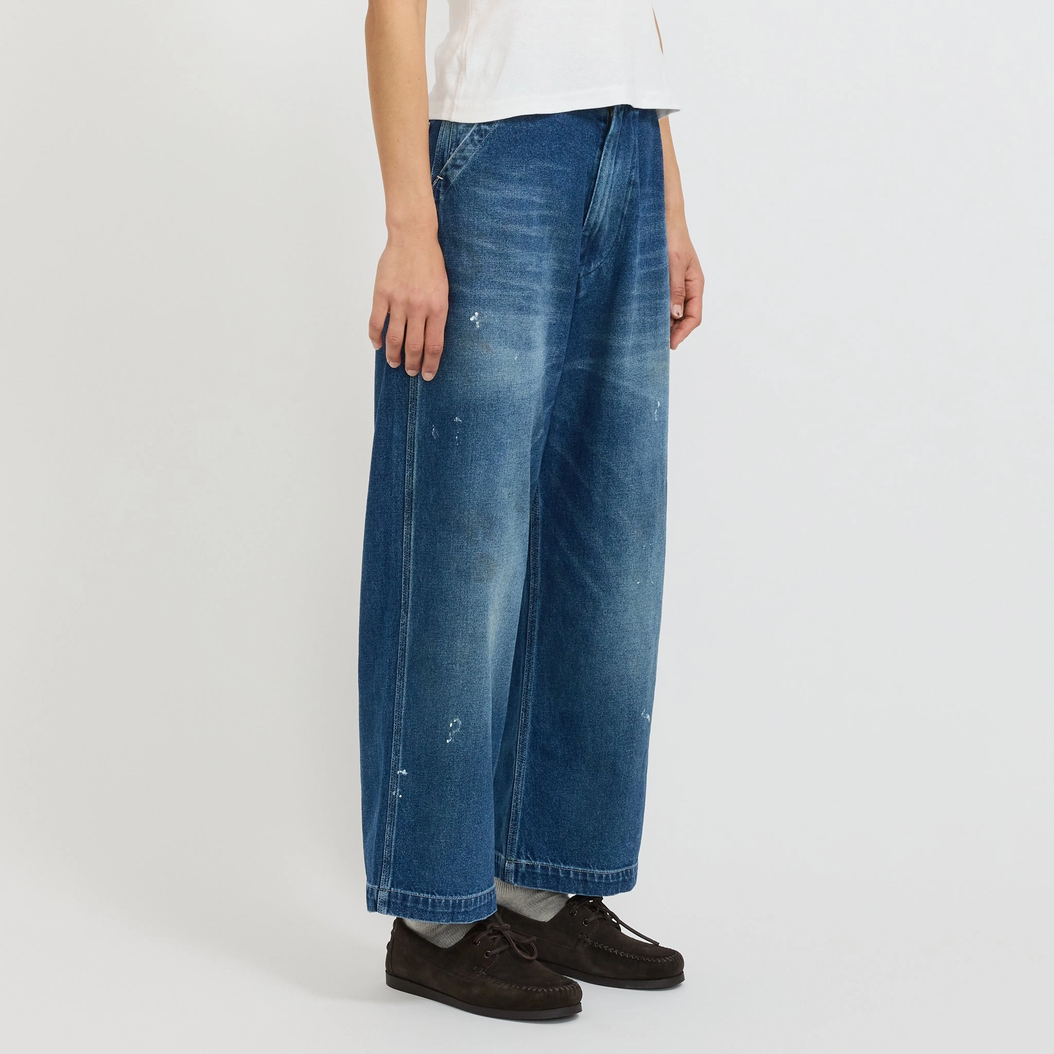 Minimal Fashion Basic Style Bell Pants Used Womens