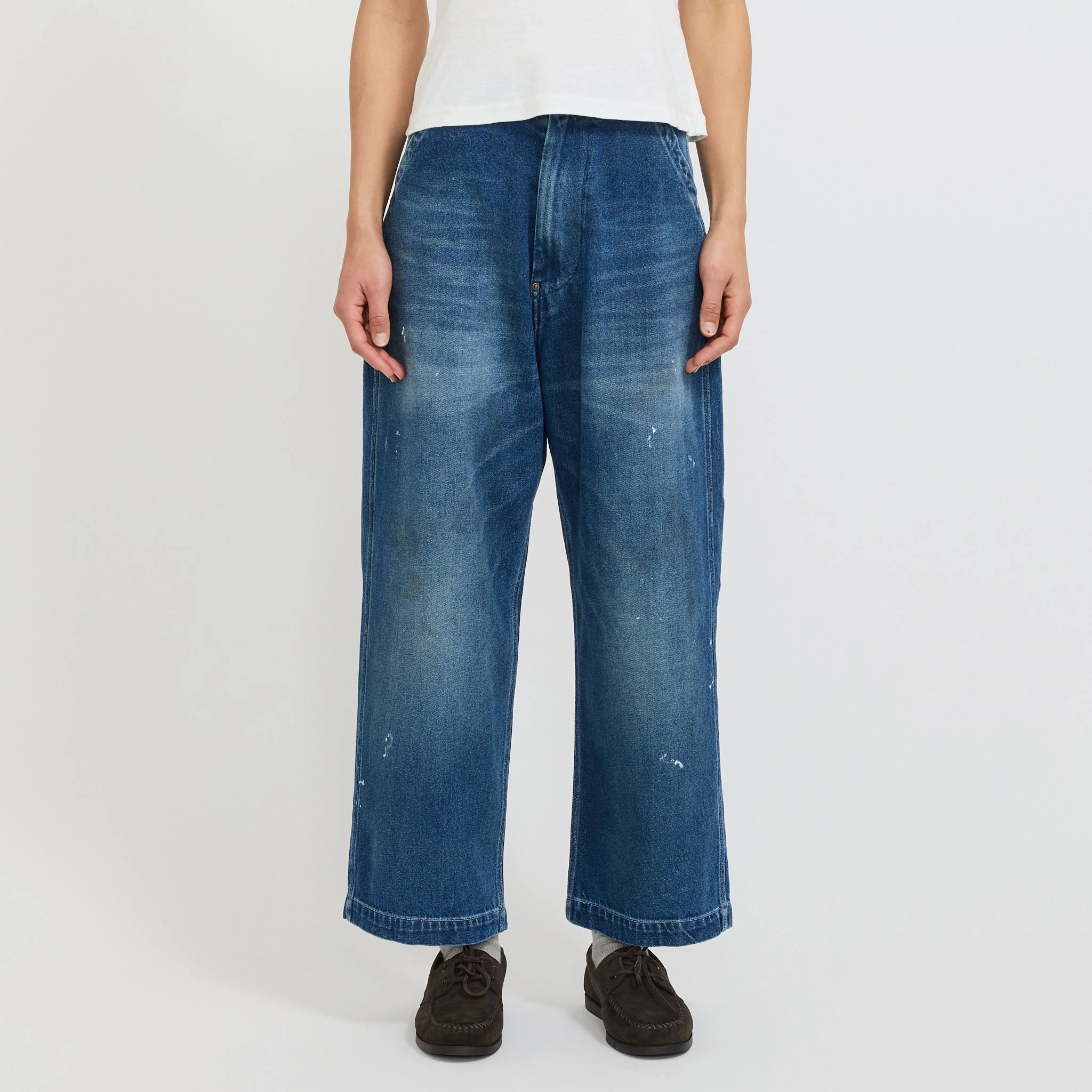 Bell Pants Used Womens Colorfast Dyeing Method Airy Touch