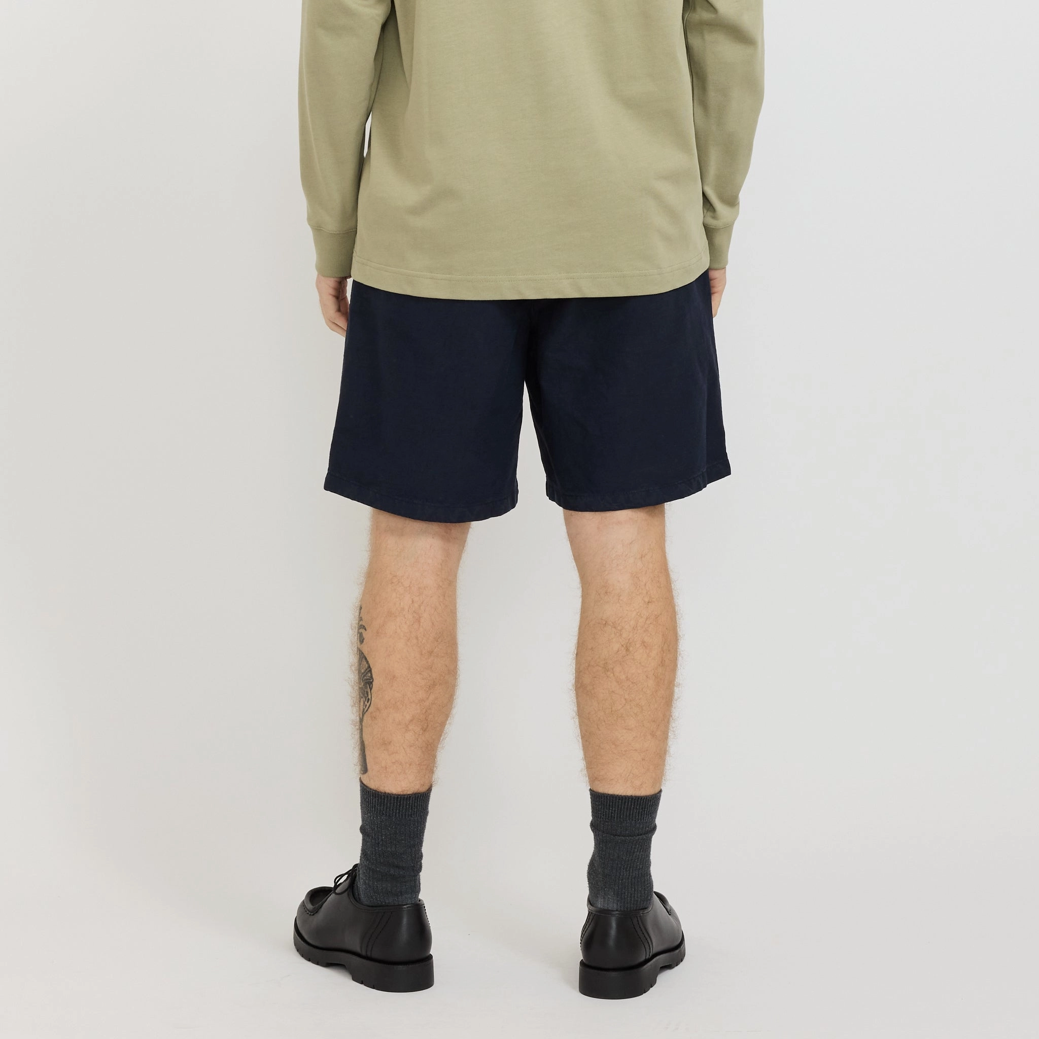 Benn Cotton Linen Shorts Dark Navy QuickAdjustStraps Dynamic Performance