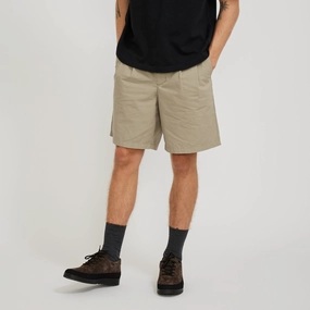 Benn Relaxed Typewriter Pleated Short Clay Universal Attachment Points