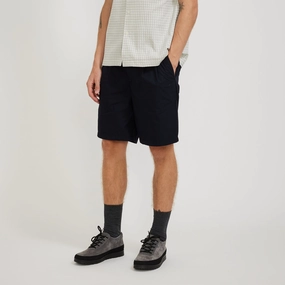 MultiPurposeUtility Benn Relaxed Typewriter Pleated Short Dark Navy