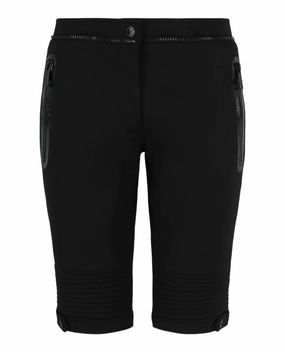 Sun Protection Laser Cut Perforations Biker Shorts