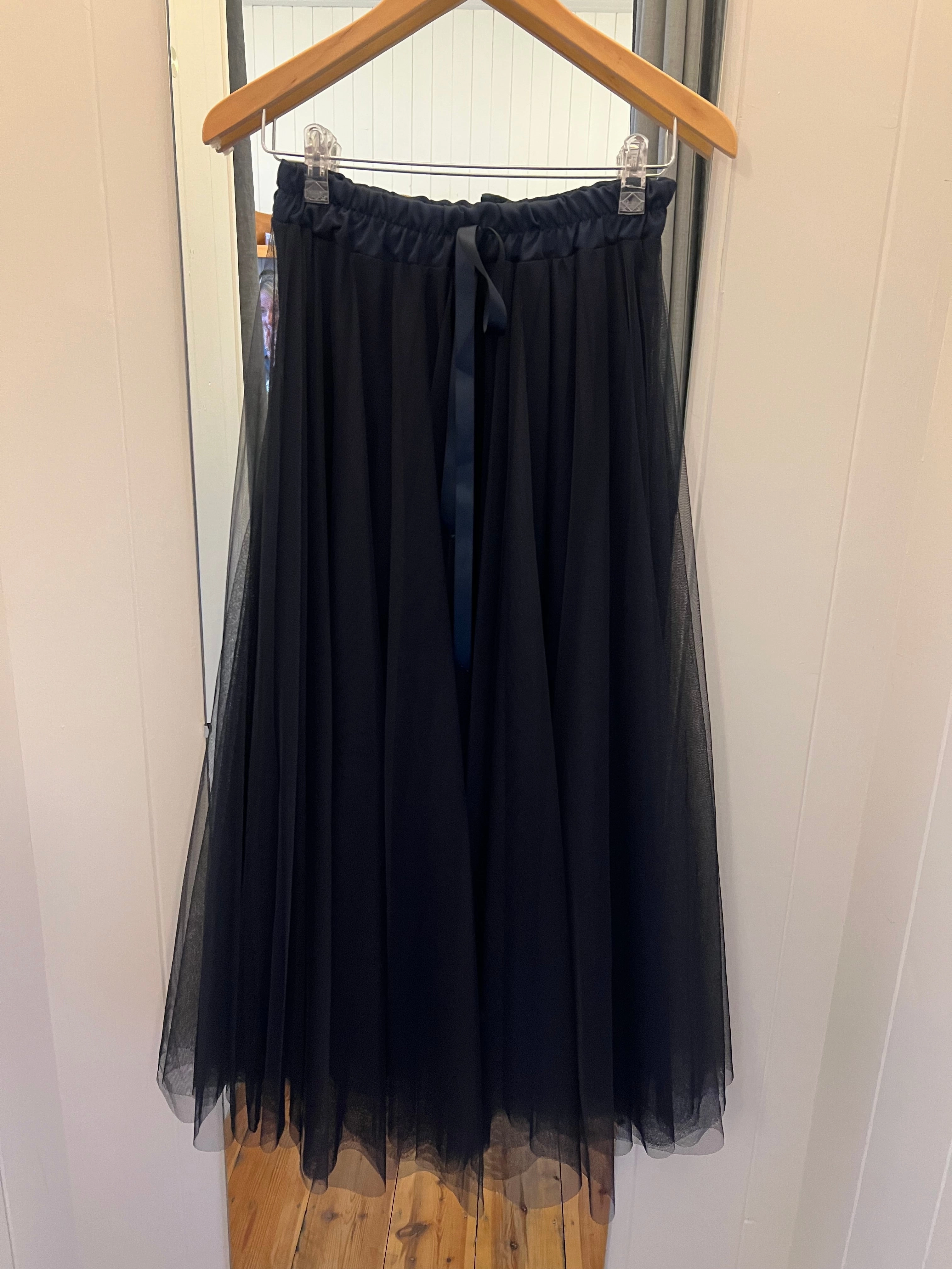 snap closure Billi Tulle Skirt - Navy