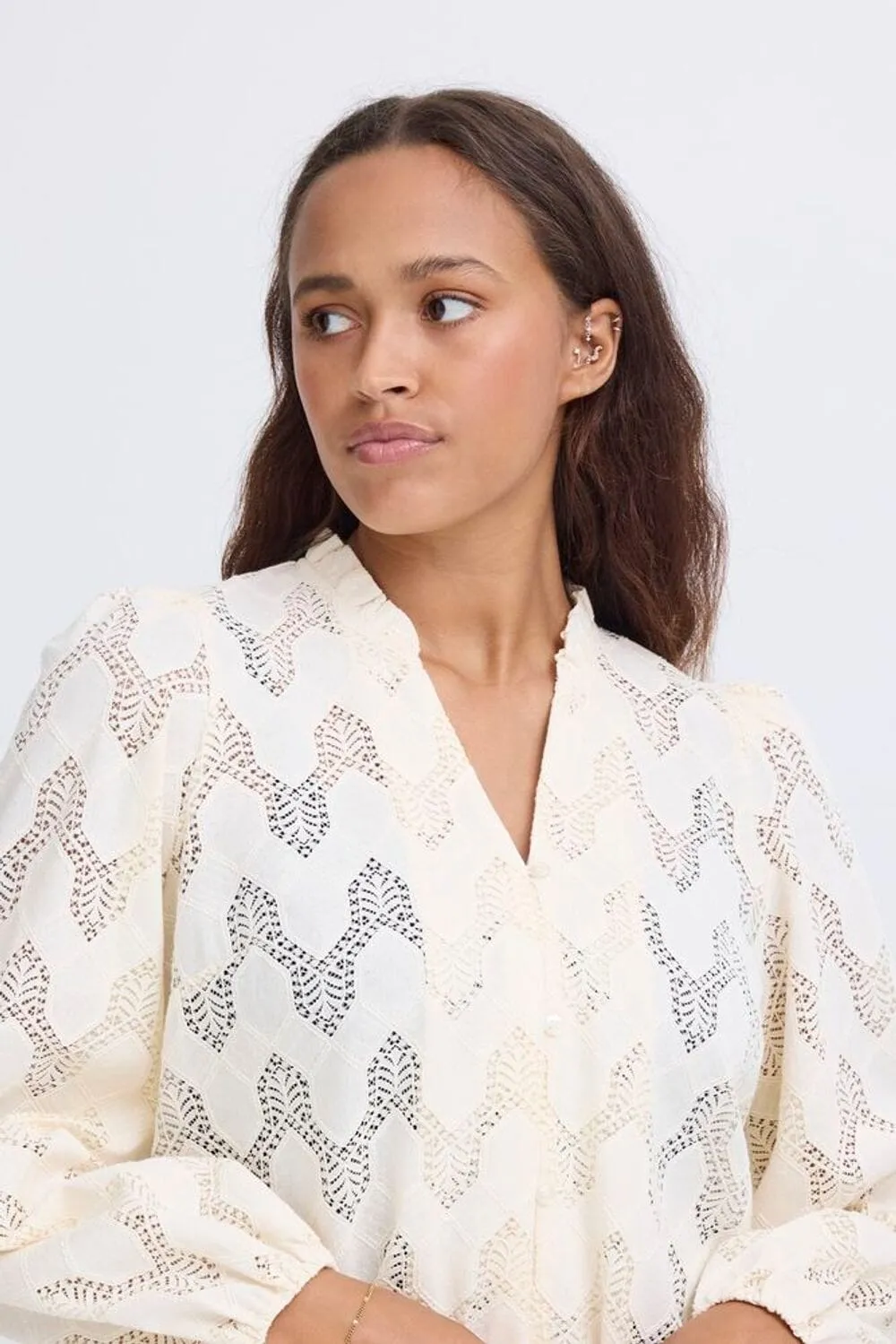 PuckerFree Surface BIRCH BLOUSE