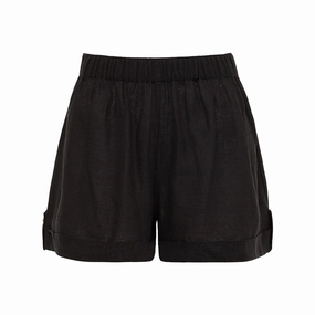 Black Lounge Short Water Resistant