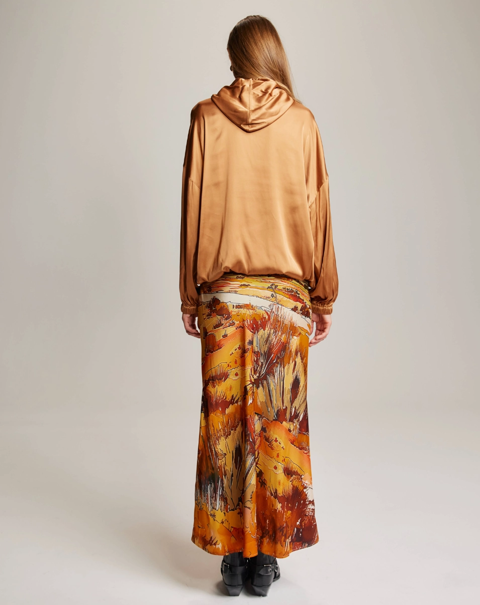 Camouflage Pattern Trendy Mood Blakely Slip Skirt - Rodeo