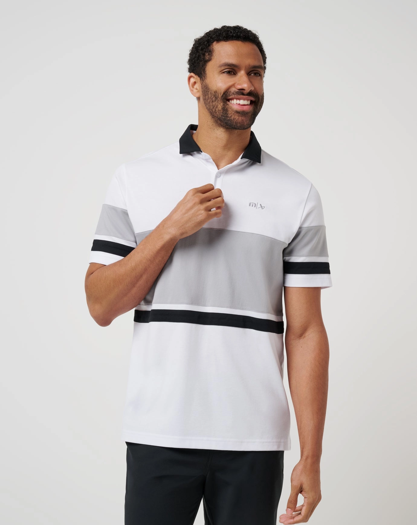 Body Check Polo Unstructured Hem Sport Flex