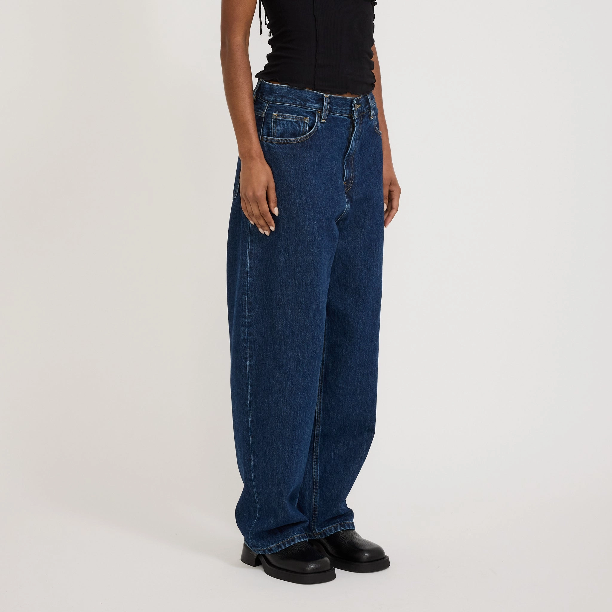 Women's Brandon Pant Blue Stone Washed All Fit Style Moisture Wicking Inner Layer