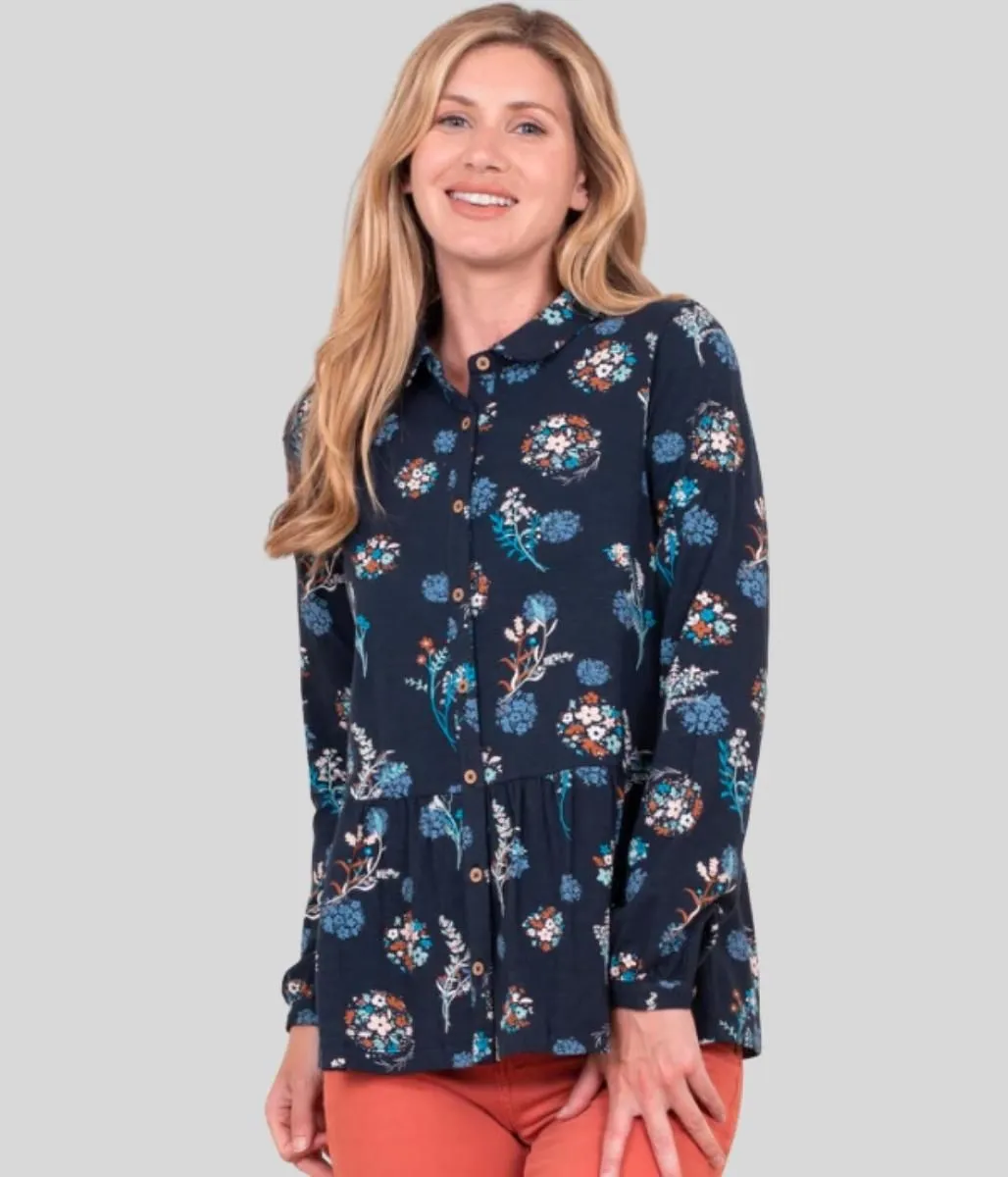 BuiltInLayer Brakeburn Meadow Trail Jersey Blouse