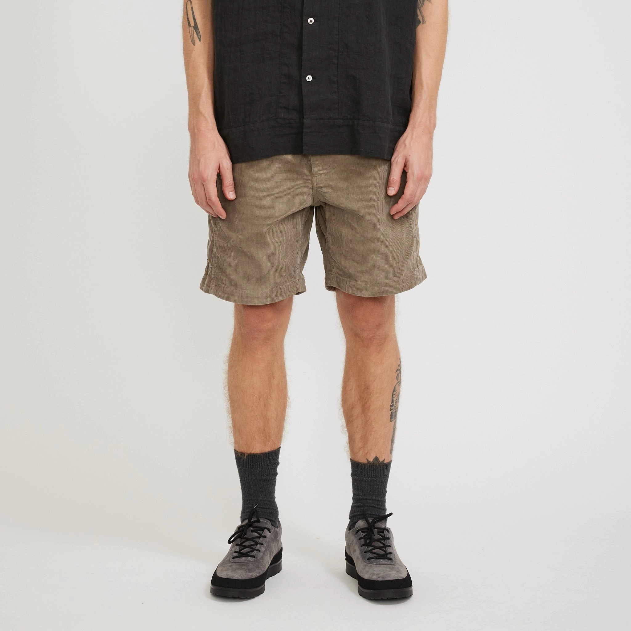 Cargo Pockets Travel Light Salathe Corduroy Short Driftwood