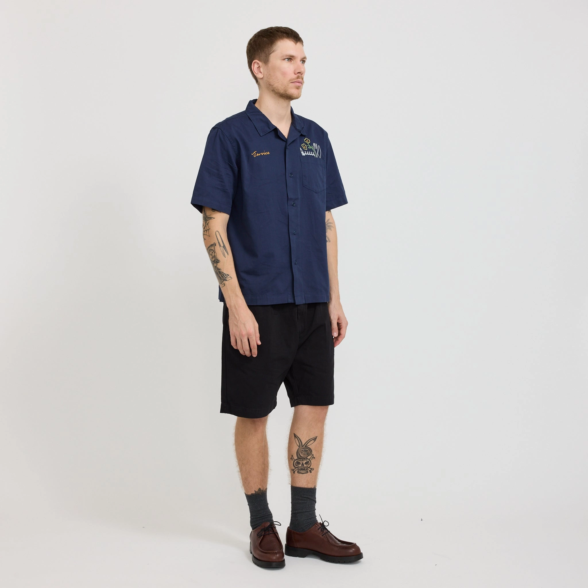 raincoat Drill Part Timer Shorts Black