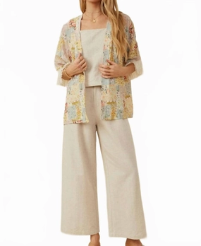 Build Your Dreams Kimono In Multi Chilly Weather Fashion Knit Design Wear