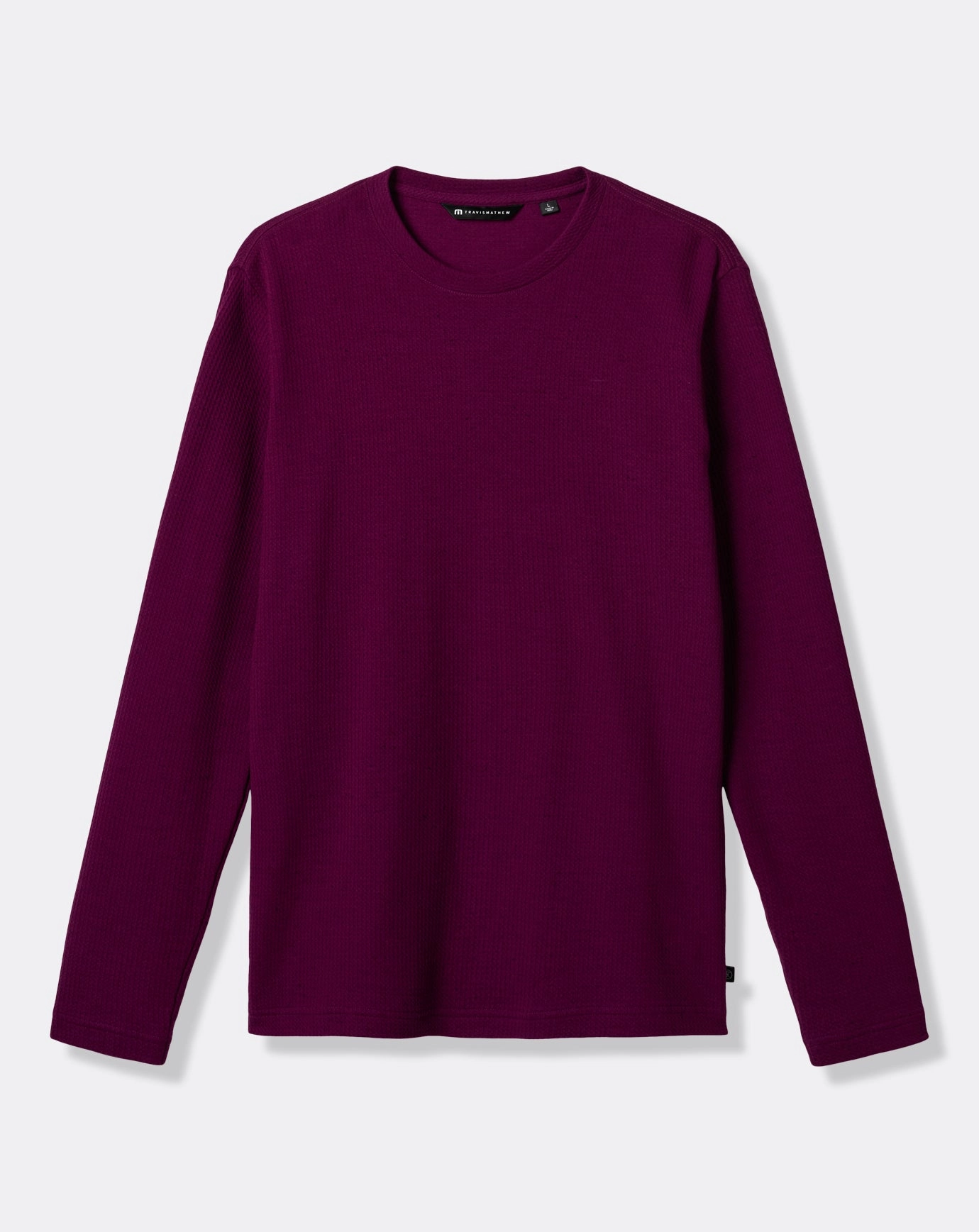 Classic Layer Fray Resistant Edges Burnley Cloud Waffle Crew