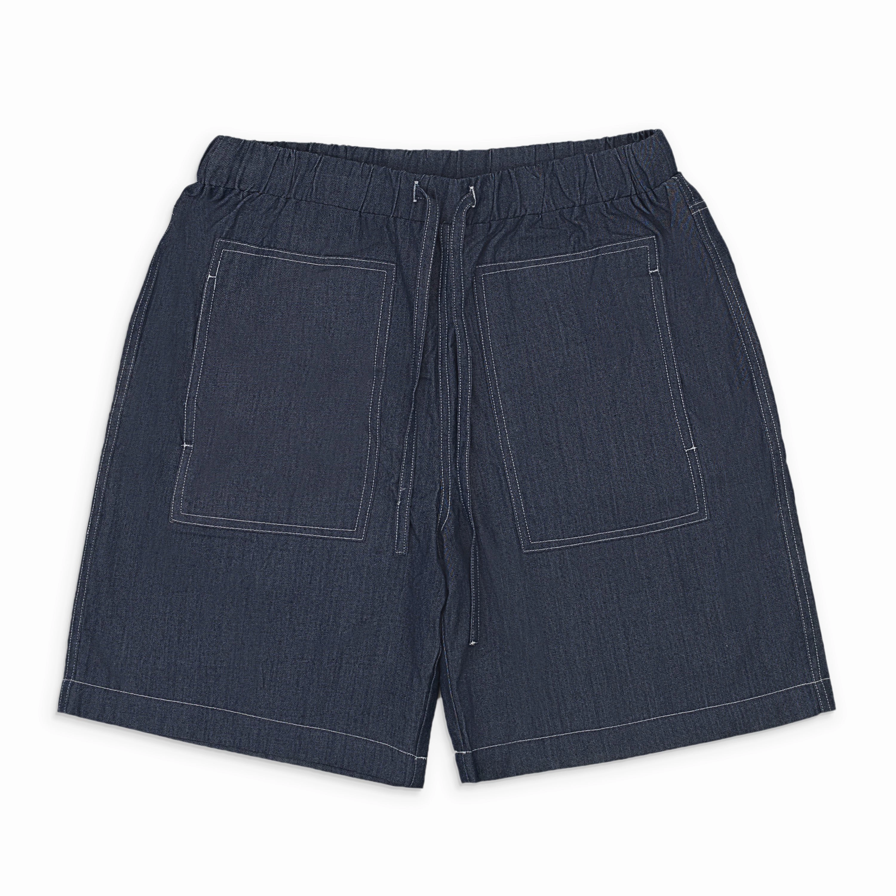 Thermal Regulating Fabric CALLIPYGIAN DENIM INDIGO SHORTS