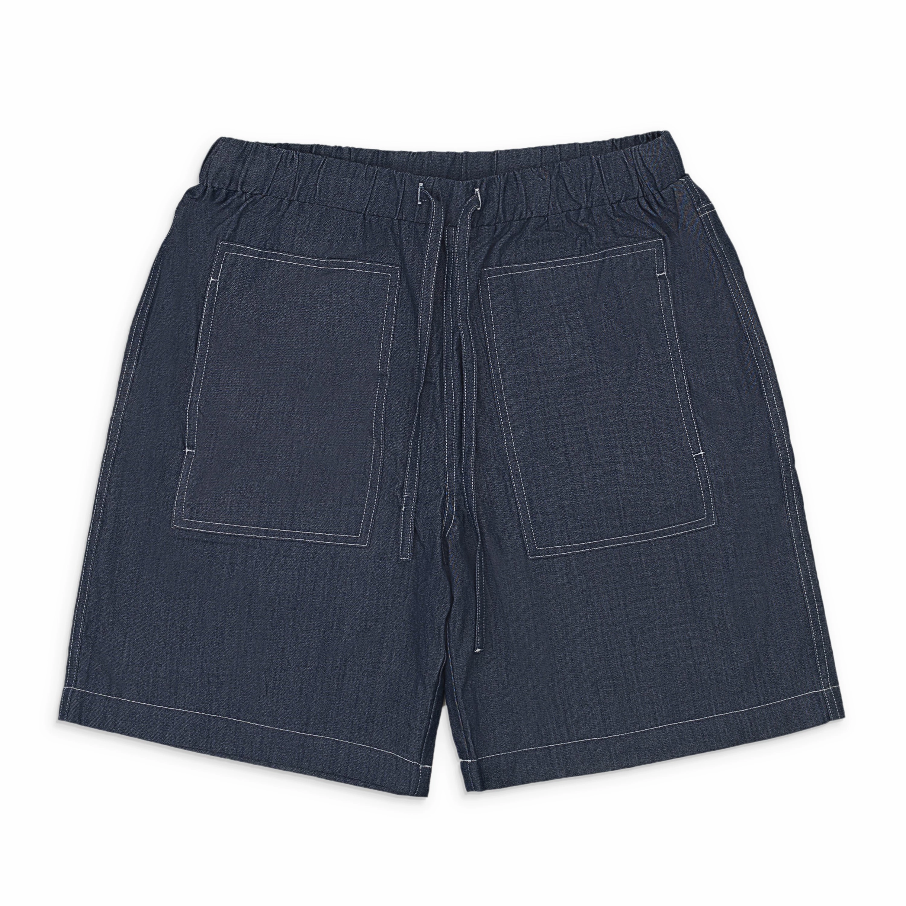 windproof CALLIPYGIAN DENIM INDIGO SHORTS