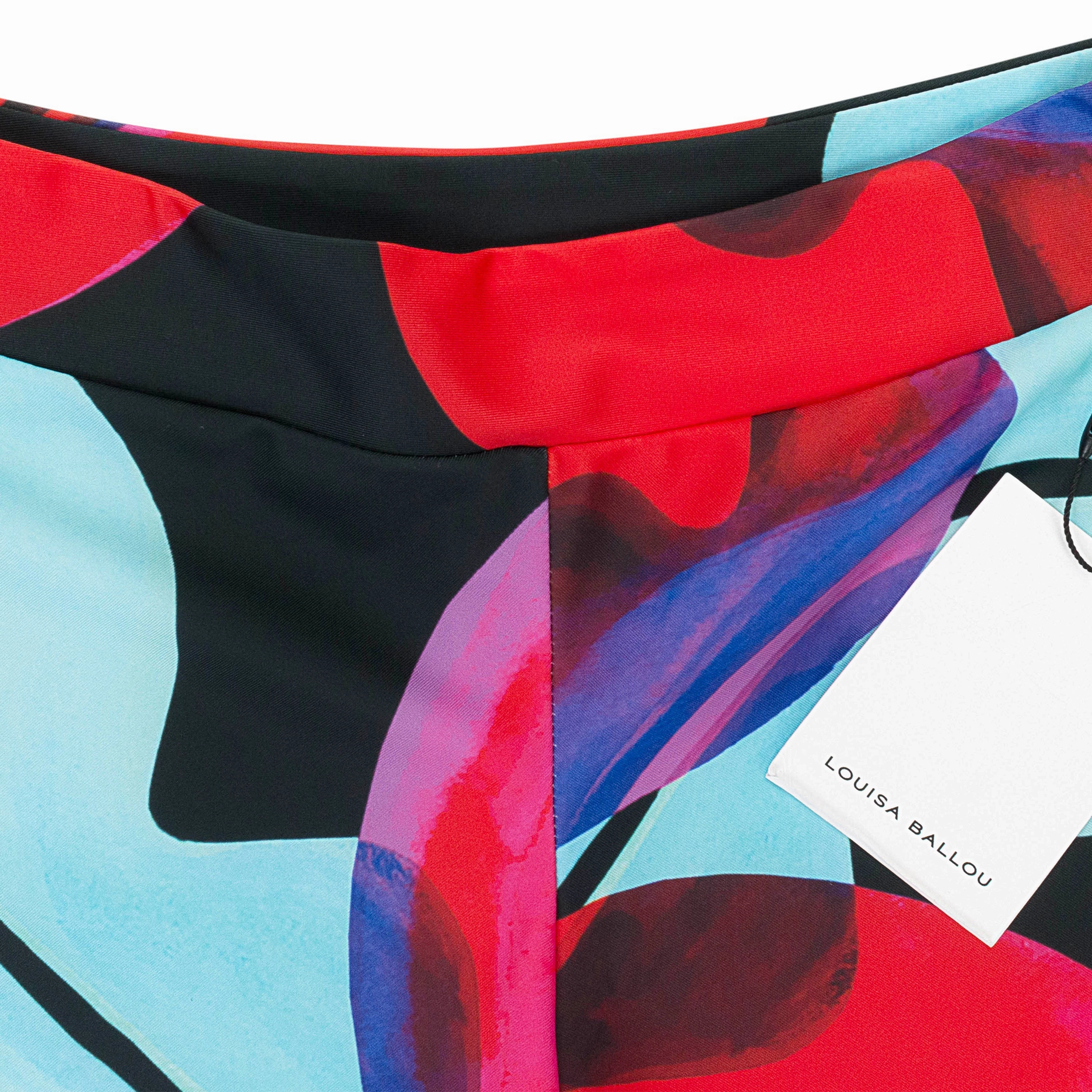 CALYPSO PRINT MULTICOLOR BIKE SHORTS Stretch Fit sports accessory