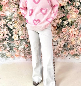 Comfy Wear Cold Weather Gear Cupid Sweater In Pink